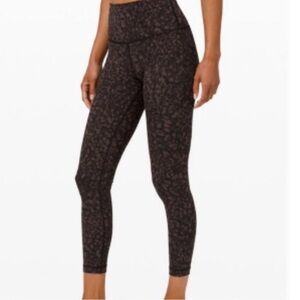 Lululemon Black Patterned Leggings